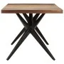 Esstisch aus recyceltem Massivholz, 200 x 90 x 76 cm von vidaXL, Küchen- und Esstische - Ref: Foro24-323573, Preis: 379,59 €,...