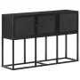 Aparador de madera maciza de mango 115x30x76 cm de vidaXL, Aparadores - Ref: Foro24-323579, Precio: 152,31 €, Descuento: %