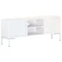 Massives Mangoholz TV-Möbel in Weiß 115x30x46 cm von vidaXL, TV-Möbel - Ref: Foro24-323580, Preis: 106,64 €, Rabatt: %