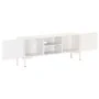 Massives Mangoholz TV-Möbel in Weiß 115x30x46 cm von vidaXL, TV-Möbel - Ref: Foro24-323580, Preis: 106,64 €, Rabatt: %