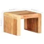 Mesa auxiliar de madera maciza de acacia 43x40x30 cm de vidaXL, Mesas auxiliares - Ref: Foro24-323588, Precio: 76,56 €, Descu...