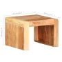 Solid acacia wood side table 43x40x30 cm by vidaXL, Side tables - Ref: Foro24-323588, Price: 76,29 €, Discount: %