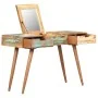 Mesa tocador con espejo madera reciclada maciza 112x45x76 cm de vidaXL, Tocadores para dormitorios - Ref: Foro24-323591, Prec...