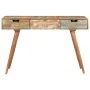 Mesa tocador con espejo madera reciclada maciza 112x45x76 cm de vidaXL, Tocadores para dormitorios - Ref: Foro24-323591, Prec...