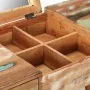 Mesa tocador con espejo madera reciclada maciza 112x45x76 cm de vidaXL, Tocadores para dormitorios - Ref: Foro24-323591, Prec...
