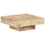 Solid mango wood coffee table 80x80x28 cm by vidaXL, Coffee table - Ref: Foro24-323592, Price: 182,42 €, Discount: %