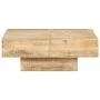 Solid mango wood coffee table 80x80x28 cm by vidaXL, Coffee table - Ref: Foro24-323592, Price: 182,42 €, Discount: %