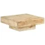 Solid mango wood coffee table 80x80x28 cm by vidaXL, Coffee table - Ref: Foro24-323592, Price: 182,42 €, Discount: %