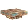 Solid recycled wood coffee table 80x80x28 cm by vidaXL, Coffee table - Ref: Foro24-323594, Price: 153,59 €, Discount: %