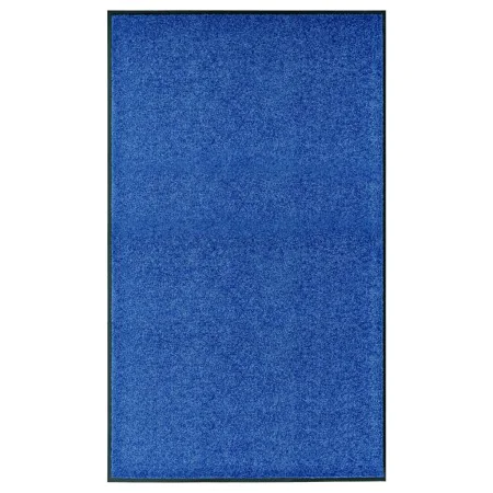Felpudo lavable azul 90x150 cm de vidaXL, Felpudos - Ref: Foro24-323443, Precio: 61,24 €, Descuento: %