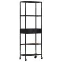Rough mango wood and iron shelf 60x35x180 cm by vidaXL, Bookcases and shelves - Ref: Foro24-323735, Price: 134,59 €, Discount: %