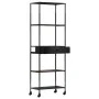 Rough mango wood and iron shelf 60x35x180 cm by vidaXL, Bookcases and shelves - Ref: Foro24-323735, Price: 134,59 €, Discount: %
