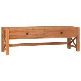 Teak wood TV stand 140x40x45 cm by vidaXL, TV Furniture - Ref: Foro24-325267, Price: 147,26 €, Discount: %