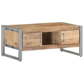 Rough mango wood coffee table 95x50x40 cm by vidaXL, Coffee table - Ref: Foro24-323489, Price: 210,71 €, Discount: %