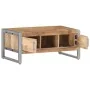Mesa de centro de madera de mango rugosa 95x50x40 cm de vidaXL, Mesas de centro - Ref: Foro24-323489, Precio: 210,70 €, Descu...