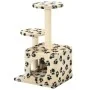 Cat scratching post with sisal post 60 cm beige prints by vidaXL, Cat furniture - Ref: Foro24-170520, Price: 34,41 €, Discoun...