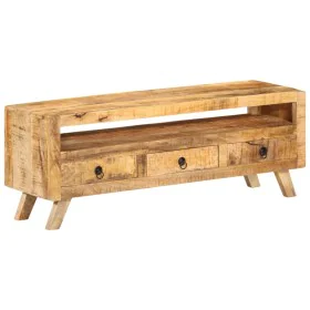 TV-Schrank aus massivem Mangoholz, 110 x 30 x 40 cm von vidaXL, TV-Möbel - Ref: Foro24-337064, Preis: 258,83 €, Rabatt: %