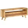 Solid mango wood TV cabinet 110x30x40 cm by vidaXL, TV Furniture - Ref: Foro24-337064, Price: 258,83 €, Discount: %