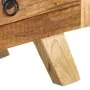 Solid mango wood TV cabinet 110x30x40 cm by vidaXL, TV Furniture - Ref: Foro24-337064, Price: 258,83 €, Discount: %