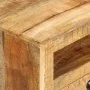Solid mango wood TV cabinet 110x30x40 cm by vidaXL, TV Furniture - Ref: Foro24-337064, Price: 258,83 €, Discount: %