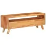 Solid acacia wood TV cabinet 110x30x40 cm by vidaXL, TV Furniture - Ref: Foro24-337065, Price: 177,04 €, Discount: %
