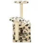 Cat scratching post with sisal post 60 cm beige prints by vidaXL, Cat furniture - Ref: Foro24-170520, Price: 34,41 €, Discoun...