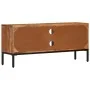 Solid acacia wood TV cabinet honey brown and gray 110x30x50 cm by vidaXL, TV Furniture - Ref: Foro24-337076, Price: 122,13 €,...