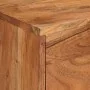 Solid acacia wood TV cabinet honey brown and gray 110x30x50 cm by vidaXL, TV Furniture - Ref: Foro24-337076, Price: 122,13 €,...