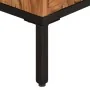 Solid acacia wood TV cabinet honey brown and gray 110x30x50 cm by vidaXL, TV Furniture - Ref: Foro24-337076, Price: 122,13 €,...