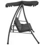 Rocking garden bench and anthracite steel canopy 192x118x175 cm by vidaXL, Garden rockers - Ref: Foro24-45072, Price: 208,27 ...