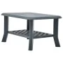 Mesa de centro de plástico verde 90x60x46 cm de vidaXL, Mesas de centro - Ref: Foro24-48794, Precio: 64,64 €, Descuento: %