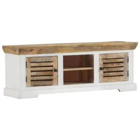 TV-Schrank aus massivem Mangoholz, 110 x 30 x 40 cm von vidaXL, TV-Möbel - Ref: Foro24-337848, Preis: 245,03 €, Rabatt: %