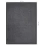 Anthracite grey striped doormat 60x80 cm by vidaXL, Doormats - Ref: Foro24-331593, Price: 27,36 €, Discount: %