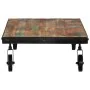 Couchtisch mit Rollen aus massivem Recyclingholz 100x60x26 cm von vidaXL, Couchtisch - Ref: Foro24-338016, Preis: 113,76 €, R...