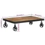 Couchtisch mit Rollen aus massivem Recyclingholz 100x60x26 cm von vidaXL, Couchtisch - Ref: Foro24-338016, Preis: 113,76 €, R...