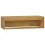 Wand-Badezimmerschrank aus massivem Teakholz 110x45x30 cm von vidaXL, Schließfächer und Lagerschränke - Ref: Foro24-338228, P...