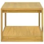 Wandmontierter Badezimmerschrank aus massivem Teakholz, 110 x 45 x 35 cm von vidaXL, Schließfächer und Lagerschränke - Ref: F...