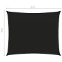 Rechteckige Segelmarkise aus schwarzem Oxford-Stoff 4x5 m von vidaXL, Sonnenschirme - Ref: Foro24-135766, Preis: 53,98 €, Rab...