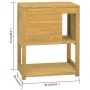 Massivholz Teak Badezimmermöbel 60x40x75 cm von vidaXL, Schließfächer und Lagerschränke - Ref: Foro24-338237, Preis: 135,08 €...