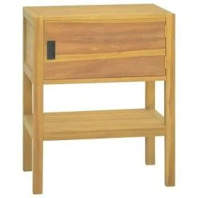 Massivholz Teak Badezimmerschrank 60x40x75 cm von vidaXL, Schließfächer und Lagerschränke - Ref: Foro24-338249, Preis: 136,83...