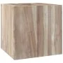 Wand-Badezimmerschrank aus massivem Teakholz, 41 x 38 x 40 cm von vidaXL, Schließfächer und Lagerschränke - Ref: Foro24-33825...