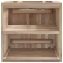 Wand-Badezimmerschrank aus massivem Teakholz, 41 x 38 x 40 cm von vidaXL, Schließfächer und Lagerschränke - Ref: Foro24-33825...