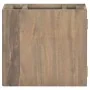 Wand-Badezimmerschrank aus massivem Teakholz, 45 x 30 x 40 cm von vidaXL, Schließfächer und Lagerschränke - Ref: Foro24-33825...