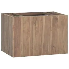 Wand-Badezimmerschrank aus massivem Teakholz, 60 x 39 x 40 cm von vidaXL, Schließfächer und Lagerschränke - Ref: Foro24-33825...
