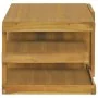 Wand-Badezimmerschrank aus massivem Teakholz, 110 x 40 x 30 cm von vidaXL, Schließfächer und Lagerschränke - Ref: Foro24-3382...