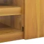 Wand-Badezimmerschrank aus massivem Teakholz, 110 x 40 x 30 cm von vidaXL, Schließfächer und Lagerschränke - Ref: Foro24-3382...