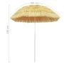 Natürlicher Strandschirm im Hawaii-Stil, 180 cm von vidaXL, Sonnenschirme - Ref: Foro24-44547, Preis: 40,26 €, Rabatt: %