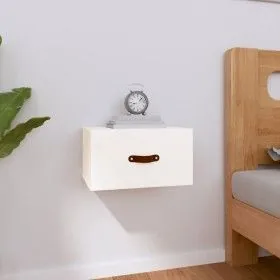 White wall bedside table 40x29.5x22 cm by vidaXL, Lockers and storage cabinets - Ref: Foro24-820988, Price: 30,75 €, Discount: %