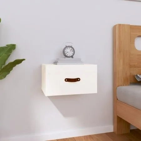 White wall bedside table 40x29.5x22 cm by vidaXL, Lockers and storage cabinets - Ref: Foro24-820988, Price: 30,75 €, Discount: %