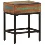 Recycled solid wood side table 40x30x51 cm by vidaXL, Side tables - Ref: Foro24-338473, Price: 56,56 €, Discount: %